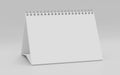 Ring note book stand up mock up blank empty cardboards with space for your content 3d illustration render Royalty Free Stock Photo