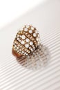 Ring with pearls Royalty Free Stock Photo