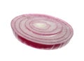 Ring of ripe red onion isolated Royalty Free Stock Photo