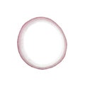 Ring of ripe red onion isolated Royalty Free Stock Photo