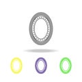 ring road colored icon. Can be used for web, logo, mobile app, UI, UX
