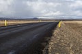 Ring road in Iceland, springtime Royalty Free Stock Photo