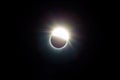 The Ring of 2017 Solar Eclipse USA United states Royalty Free Stock Photo