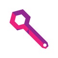 ring spanner. Vector illustration decorative design Royalty Free Stock Photo