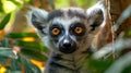 Ring-tailed lemur (Lemur catta) in the jungle