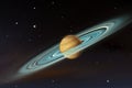 The ringed Exoplanet or Extrasolar planet in deep space