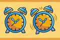 Ringing Alarm Clock Time Cartoon