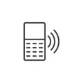 Ringing Cell Phone outline icon