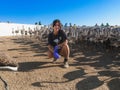 Ringing of flamingo chickens in Fuente de Piedra