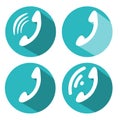 Ringing phone vector symbol icon sign