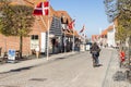 Ringkobing old beauty town in Denmark Royalty Free Stock Photo