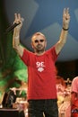 Ringo Starr performs in concert Royalty Free Stock Photo