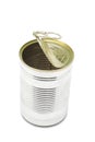 Ringpull tin can Royalty Free Stock Photo