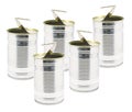 Ringpull tin cans Royalty Free Stock Photo