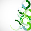 Rings geometric shapes abstract background , Vector & illustration Royalty Free Stock Photo