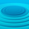 Rings on a water surface Royalty Free Stock Photo