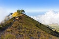 Rinjani mount campsite Royalty Free Stock Photo