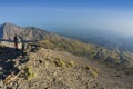 Rinjani mount hikers Royalty Free Stock Photo