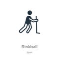 Rinkball icon vector. Trendy flat rinkball icon from sport collection isolated on white background. Vector illustration can be