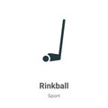 Rinkball vector icon on white background. Flat vector rinkball icon symbol sign from modern sport collection for mobile concept
