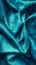 rinkled blue cotton fabric with visible texture Royalty Free Stock Photo