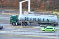 Truck on highway