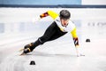 Rino Vanhooren of Belgium competes during the ISU Speed Skating World Cup