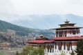 Rinpung Dzong, the historic Dzong fortress and monastery in Paro, Bhutan