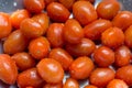 Rinsed tomatoes in a colander