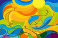 Rio 2016 abstract colorful background Royalty Free Stock Photo