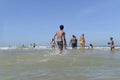 Bather`s movement in the city`s beach, in the west zone