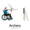 Rio 2016, brazilian archery game for handicapped, disability sport, athlete with prosthesis