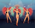 Rio Carnival Party Illustration Royalty Free Stock Photo