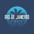 Rio de Janeiro Atlantic Avenue t-shirt and apparel design with p