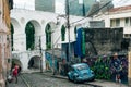 Rio de Janeiro, brasil - september 12th 2023 the Carioca Aqueduct, known as Arcos da Lapa