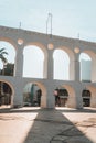 Beautiful shot of a tourist point in Rio de Janeiro, Lapa.