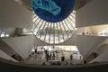 Rio de Janeiro, Brazil. August 05, 2018. Interior of the Museum of Tomorrow in Maua Square. Designed by architect Santiago Calatra