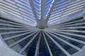 Interior of the Museum of Tomorrow in Maua Square. Designed by architect Santiago Calatrava.