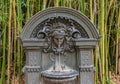 Small fountain statue at Botanical Garden in Rio de Janeiro, Brazil