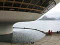 Niteroi Contemporary Art Museum MAC Royalty Free Stock Photo