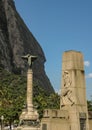 War memorial monuments at Pao de Acucar lands end , Rio de Janeiro, Brazil