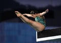 Diving in the Olympic Games 2016 Royalty Free Stock Photo