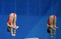 Diving in the Olympic Games 2016 Royalty Free Stock Photo