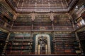 Beautiful Decorated Shelves Full of Antique Books Royalty Free Stock Photo