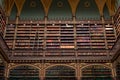 Beautiful Decorated Shelves Full of Antique Books Royalty Free Stock Photo