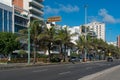 Buildings in Front of the Ipanema Beach Royalty Free Stock Photo