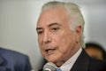 The president of Brazil Michel Temer