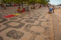 Rio de Janeiro, Brazil: Ipanema beach. Beautiful and popular beach among Brazilians and tourists