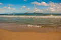 Rio de Janeiro, Brazil: Ipanema beach. Beautiful and popular beach among Brazilians and tourists Royalty Free Stock Photo