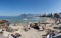 Rio de Janeiro, Brazil, skyline, Ipanema, beach, Dois Irmaos, summer, Atlantic Ocean, daily life, panoramic, view Royalty Free Stock Photo